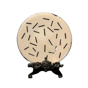 Vintage Hand Made Art Glass Plate